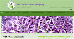 Desktop Screenshot of gardenclubofnewjersey.com
