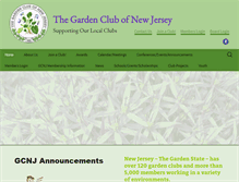 Tablet Screenshot of gardenclubofnewjersey.com